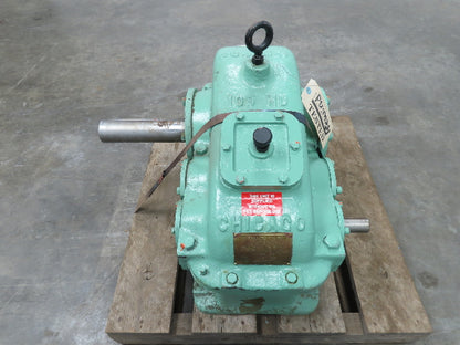 D. O. James Gear MFG. Size 105 HD 25:1 Gear Reducer 5 Hp. Helical Gearbox