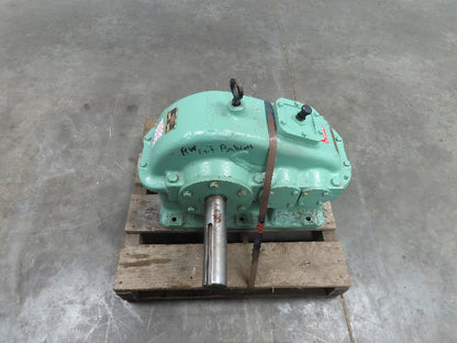 D. O. James Gear MFG. Size 105 HD 25:1 Gear Reducer 5 Hp. Helical Gearbox
