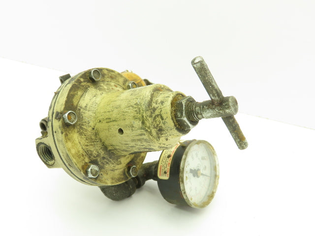 C.A. Norgren 11-002-019 Pneumatic Pressure Regulator w/Lubricator 150PSI 1/4"NPT