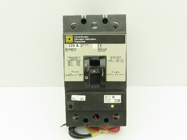 Square D AL250KA Circuit Breaker Grey Face 225A 2P 600V Adjustable KAL262251371