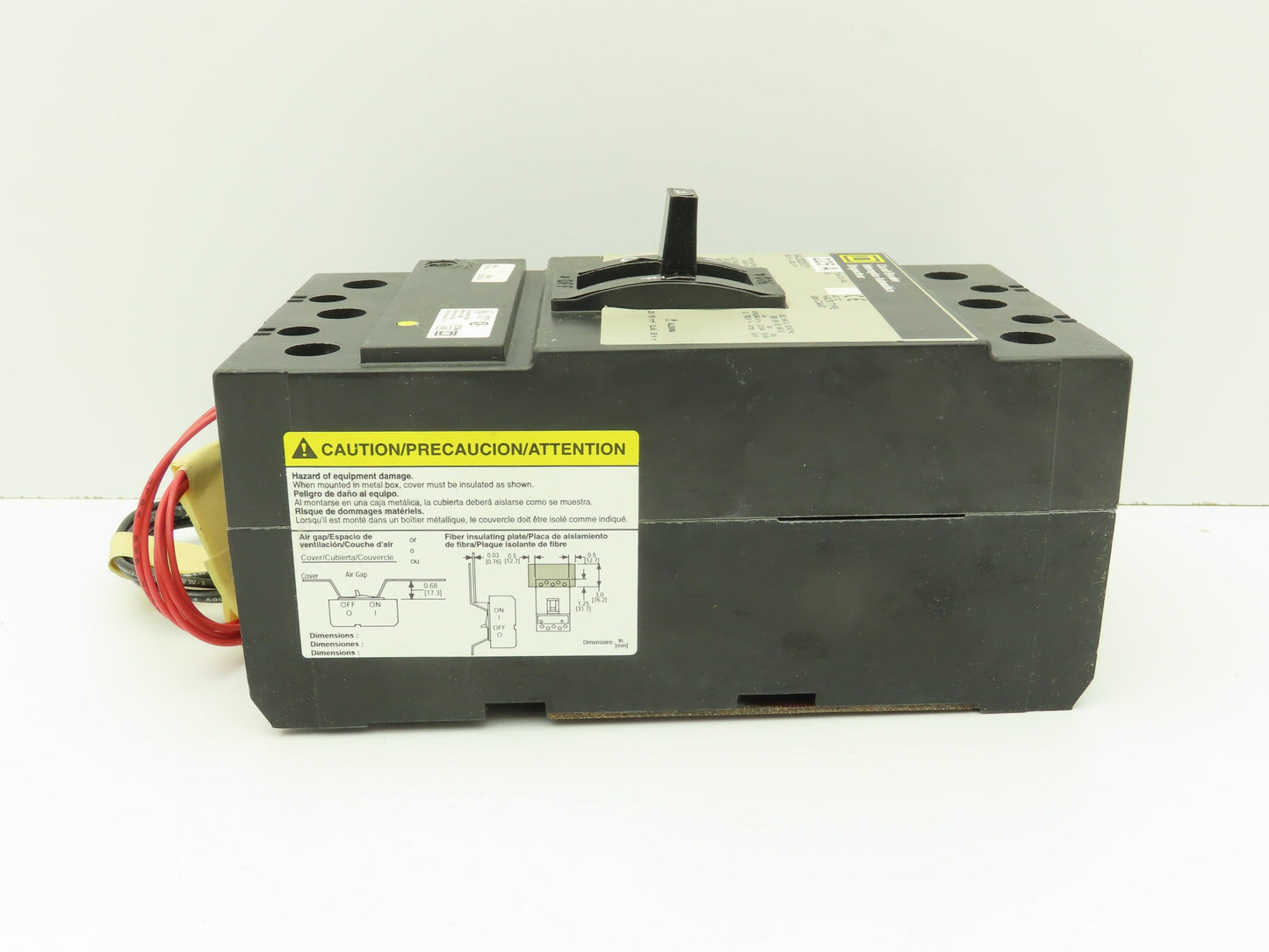 Square D AL250KA Circuit Breaker Grey Face 225A 2P 600V Adjustable KAL262251371