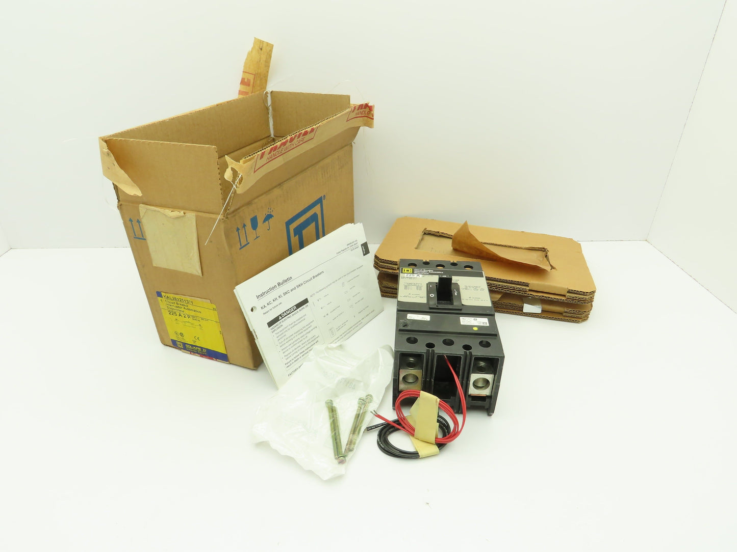 Square D AL250KA Circuit Breaker Grey Face 225A 2P 600V Adjustable KAL262251371