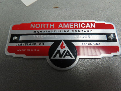 North American Manufacturing Company 2936-8-26  Blower Silencer