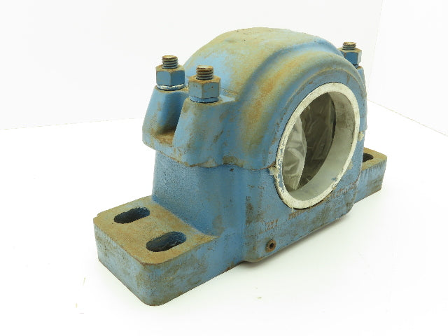 SKF SAF220 Split Pillow Block Bearing Housing 4-Bolt Base 3-13/16" LER Ring Seal