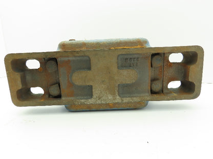 SKF SAF220 Split Pillow Block Bearing Housing 4-Bolt Base 3-13/16" LER Ring Seal