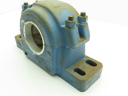 SKF SAF220 Split Pillow Block Bearing Housing 4-Bolt Base 3-13/16" LER Ring Seal