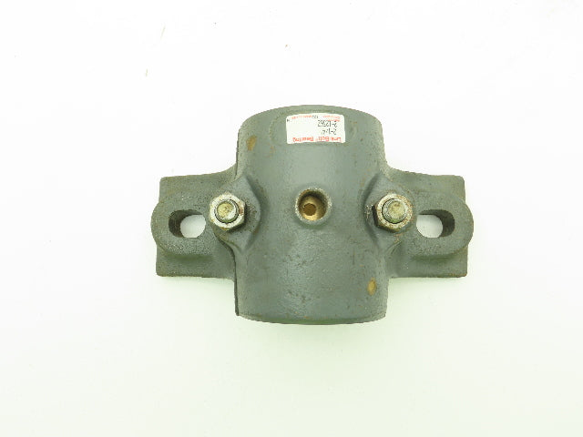 Link-Belt 21236Z Split Pillow Block Brnz Plain Sleeve Bearing 2-1/4" Bore 2-Bolt