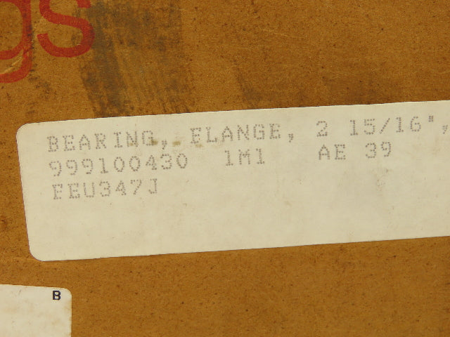 Link-Belt FEU347J  4-Bolt Sq Flange Block Ball Roller Bearing 2-15/16" Bore