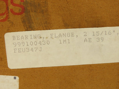 Link-Belt FEU347J  4-Bolt Sq Flange Block Ball Roller Bearing 2-15/16" Bore