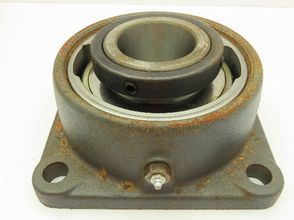Link-Belt FEU347J  4-Bolt Sq Flange Block Ball Roller Bearing 2-15/16" Bore