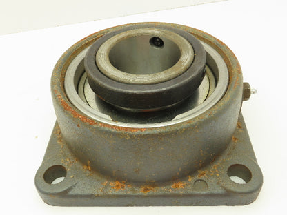 Link-Belt FEU347J  4-Bolt Sq Flange Block Ball Roller Bearing 2-15/16" Bore