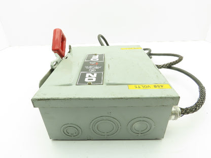 General Electric Non Fused Disconnect W/ Square D Control Transformer 0.075KVA