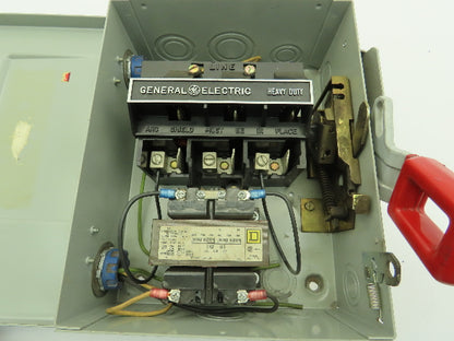 General Electric Non Fused Disconnect W/ Square D Control Transformer 0.075KVA