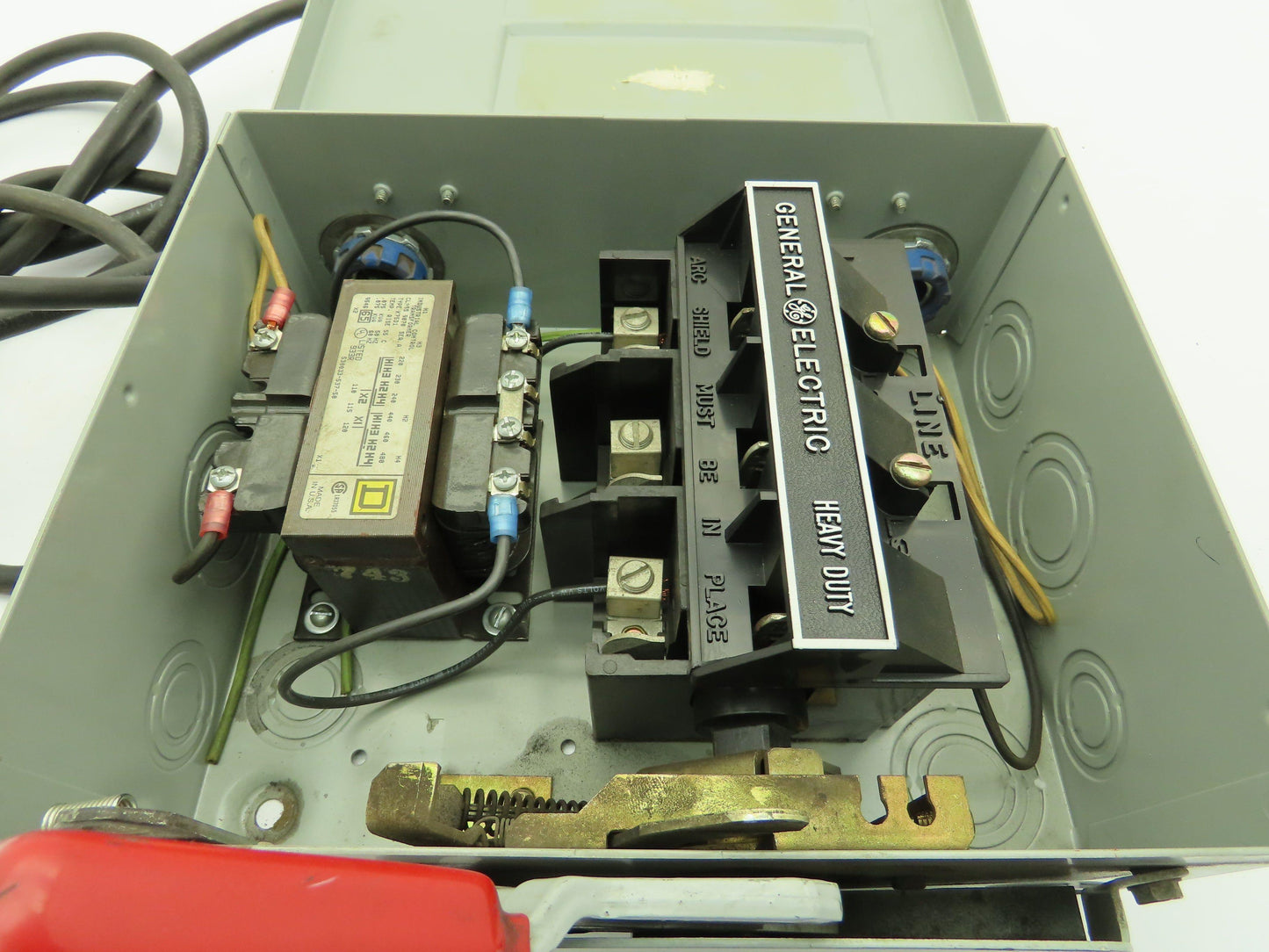 General Electric Non Fused Disconnect W/ Square D Control Transformer 0.075KVA