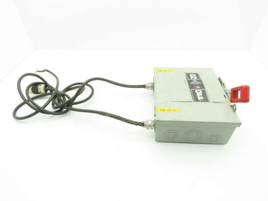 General Electric Non Fused Disconnect W/ Square D Control Transformer 0.075KVA