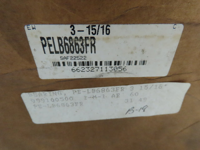 Link-Belt PELB6863FR  4-Bolt Split Pillow Block Roller Bearing 3-15/16" Bore