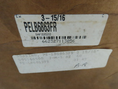 Link-Belt PELB6863FR  4-Bolt Split Pillow Block Roller Bearing 3-15/16" Bore