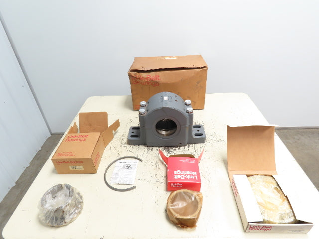 Link-Belt PELB6863FR  4-Bolt Split Pillow Block Roller Bearing 3-15/16" Bore