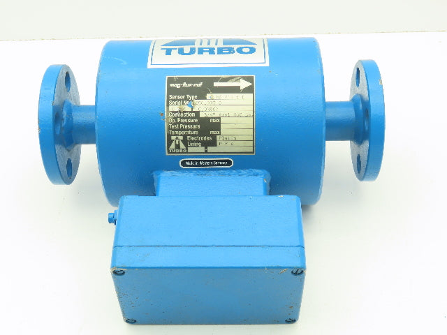 Turbo MG 711/E Mag-Flux-Ndf Flowmeter Valve 3/4" Flanged 150# PFA Lined