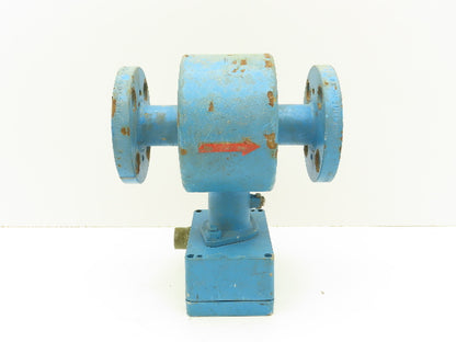 Siemens SITRANS FM MID 711/A Flowmeter Sensor  1" Flanged 150 PSI PTFE Lined