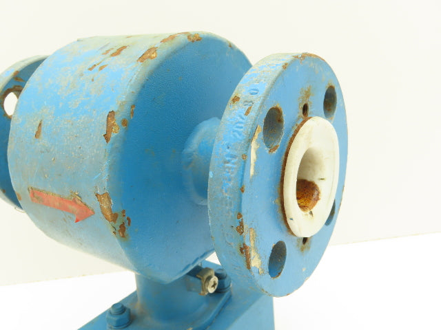 Siemens SITRANS FM MID 711/A Flowmeter Sensor  1" Flanged 150 PSI PTFE Lined