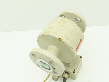 Siemens SITRANS FM MID 711/A Flowmeter Sensor  1" Flanged 150# PTFE Lined