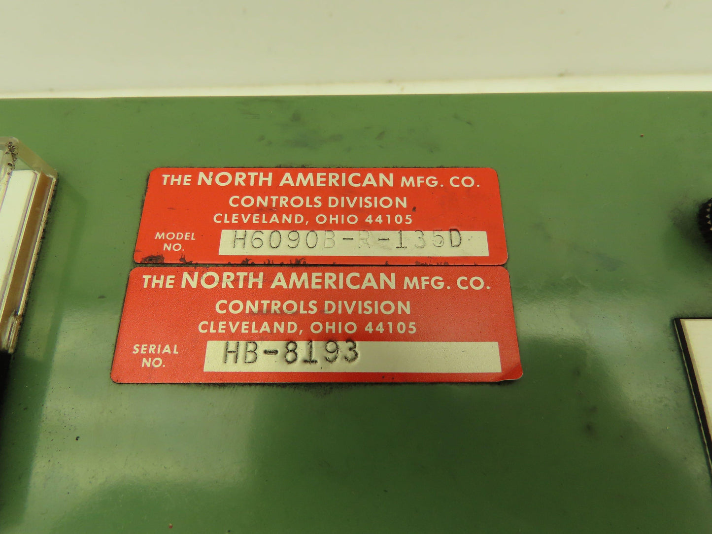 North American Mfg H6090B-R-135D 12V DC Motor Drive Control Panel Namco Circuit