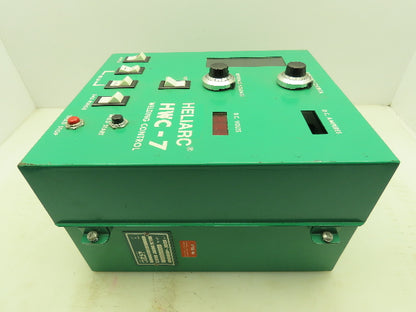 L-Tec HWC-7 Heliarc Union Carbide Welding Control Missing DC Ampmeter