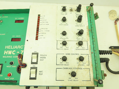 L-Tec HWC-7 Heliarc Union Carbide Welding Control Panel
