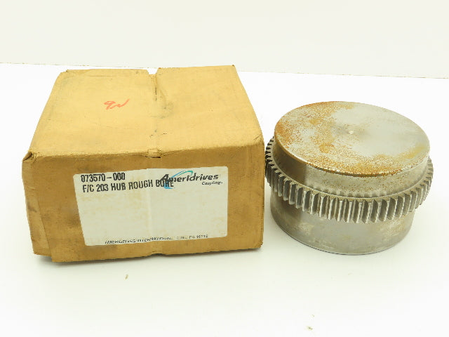 Ameridrives 073570-000 Gear Coupling Hub F/C 203 Plain Hub 5.75" OD