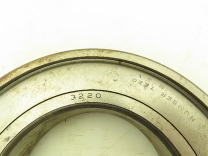 New Departure 3220 Deep Groove Ball Bearing Single Row 100mm ID 180mm OD 34mm W*