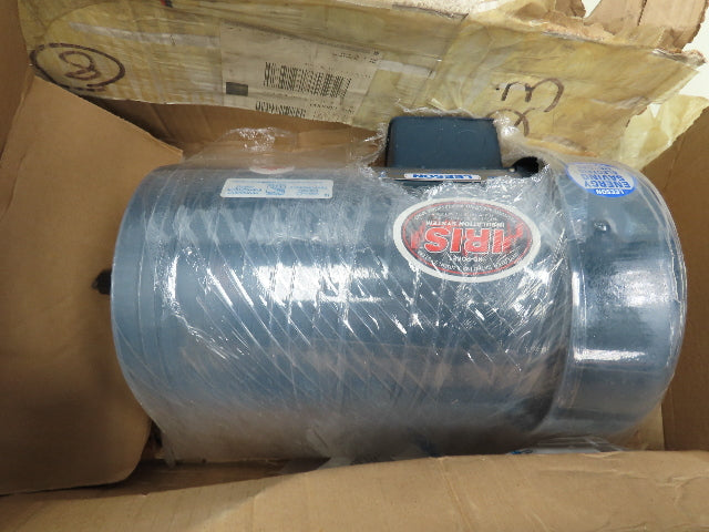 Leeson Electric Motor 1/2 0.5 HP 220/440V 3 Ph 56C 65°C Invertor Continuous Duty