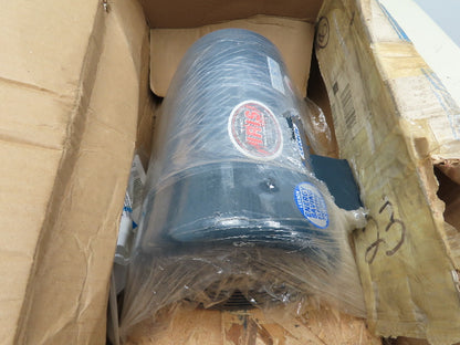 Leeson Electric Motor 1/2 0.5 HP 220/440V 3 Ph 56C 65°C Invertor Continuous Duty