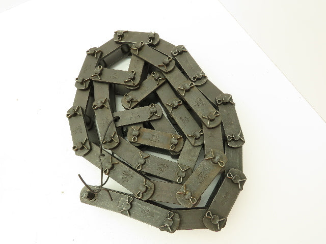 Webster Union #200 Single Strand Cottered Roller Chain 2-1/2" Double Pitch 92"