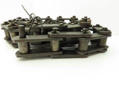 Webster Union #200 Single Strand Cottered Roller Chain 2-1/2" Double Pitch 92"