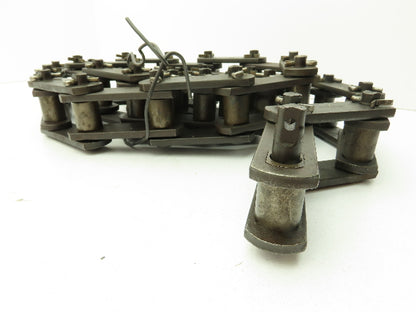 Webster Union #200 Single Strand Cottered Roller Chain 2-1/2" Double Pitch 92"