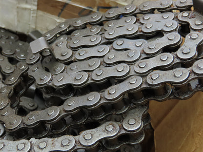 Tsubaki RS40 UST Single Row Side Tab Attachment Roller Chain 1/2" Pitch 20'