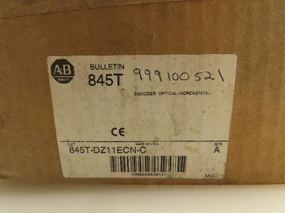 Allen Bradley 845T-DZ11ECN-C Optical Incremental Rotary Encoder 1000 PPR