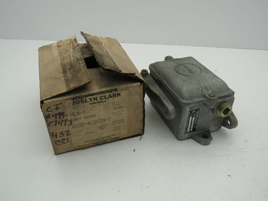 Joslyn Clark HLA-1 Heavy Duty Limit Switch 25A 600V 1P Pilot Duty A102-41252A-1*
