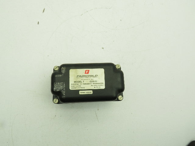 Fairchild Model T 5200-9 Electro Pneumatic Transducer Actuator 1-9VDC 3-15PSI
