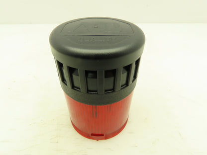 Allen Bradley 855T-B12YC4 Red LED Stack Light Tower 12V Top Piece Steady Sound