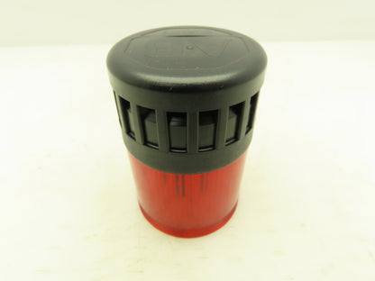 Allen Bradley 855T-B12YC4 Red LED Stack Light Tower 12V Top Piece Steady Sound