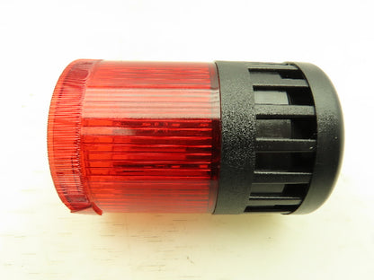 Allen Bradley 855T-B12YC4 Red LED Stack Light Tower 12V Top Piece Steady Sound