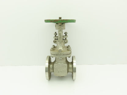 Newco 11F-C8M4-2 Manual  2" Flanged Stainless Gate Valve 150# Raised Face 4-Bolt