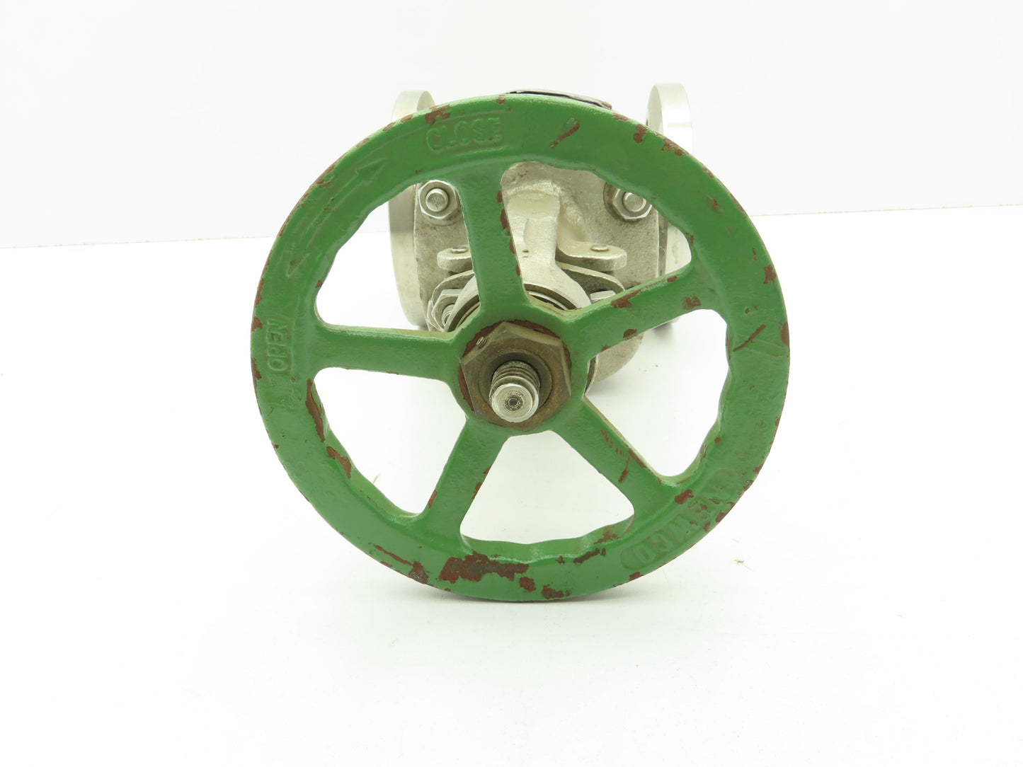 Newco 11F-C8M4-2 Manual  2" Flanged Stainless Gate Valve 150# Raised Face 4-Bolt