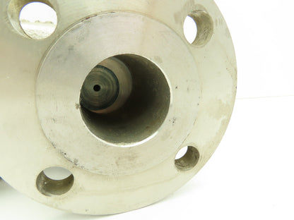 Newco 11F-C8M4-2 Manual  2" Flanged Stainless Gate Valve 150# Raised Face 4-Bolt