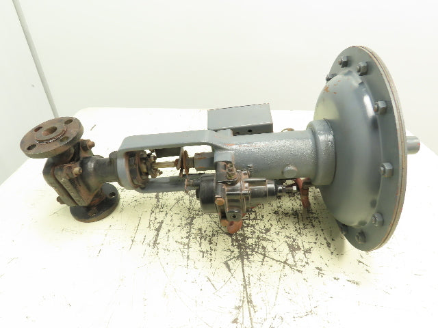 Mueller Pneumatic Diaphragm Actuator 1" Flanged Control Valve 72P315 Positioner