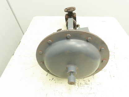Mueller Pneumatic Diaphragm Actuator 1" Flanged Control Valve 72P315 Positioner