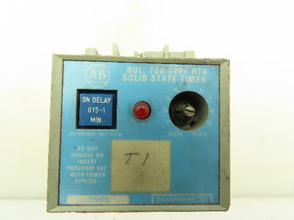 Allen Bradley 700-RTA99V000A1 Solid State Timing Relay RTA Timer Bul 700