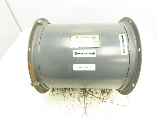 Americraft DF12-1/2 Enclosed 12"Direct Drive Duct Fan 1/2HP 3450RPM 230/460V 3PH
